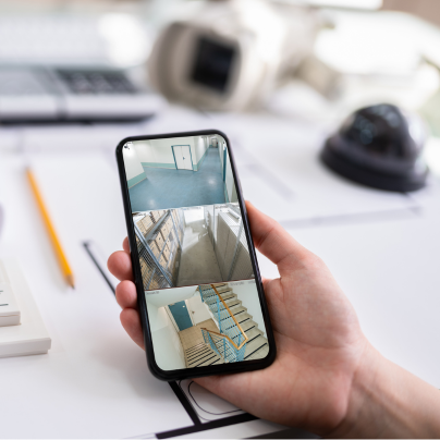 Lynchburg security camera feed on cell phone